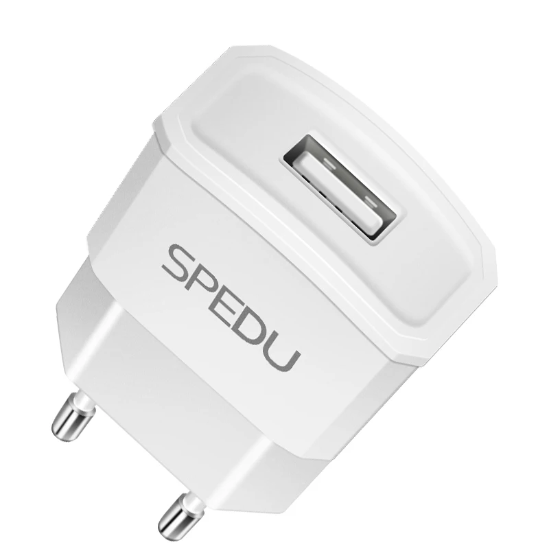 Адаптер зарядного устройства speedu 5V1A с европейской вилкой USB настенное зарядное