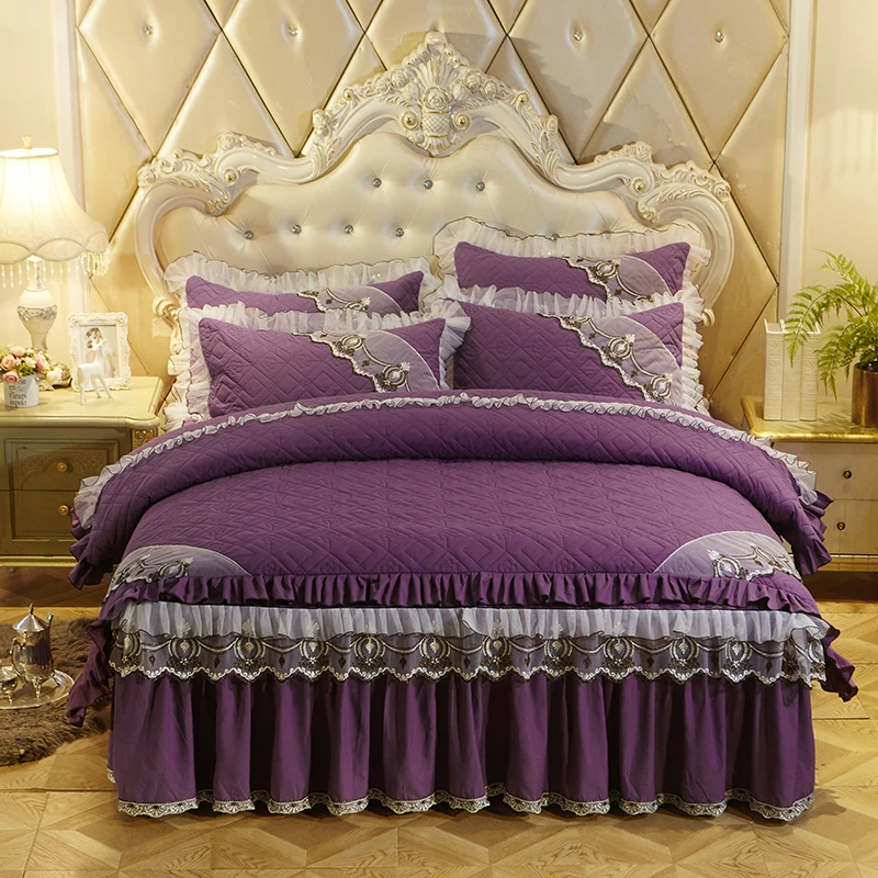 Комплект постельного белья из 4 предметов роскошный Европейский комплект