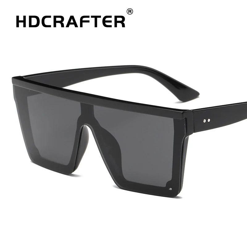HDCRAFTER Мужские квадратные солнцезащитные очки Для женщин UV400 с плоским верхом