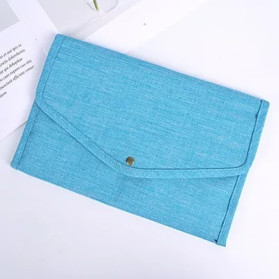 sky blue Многофункциональная подвесная косметичка, портативная складная сумка Оксфорд для путешествий, сумка для макияжа с присоской, Женская магнитная пряжка - Цвет: sky blue