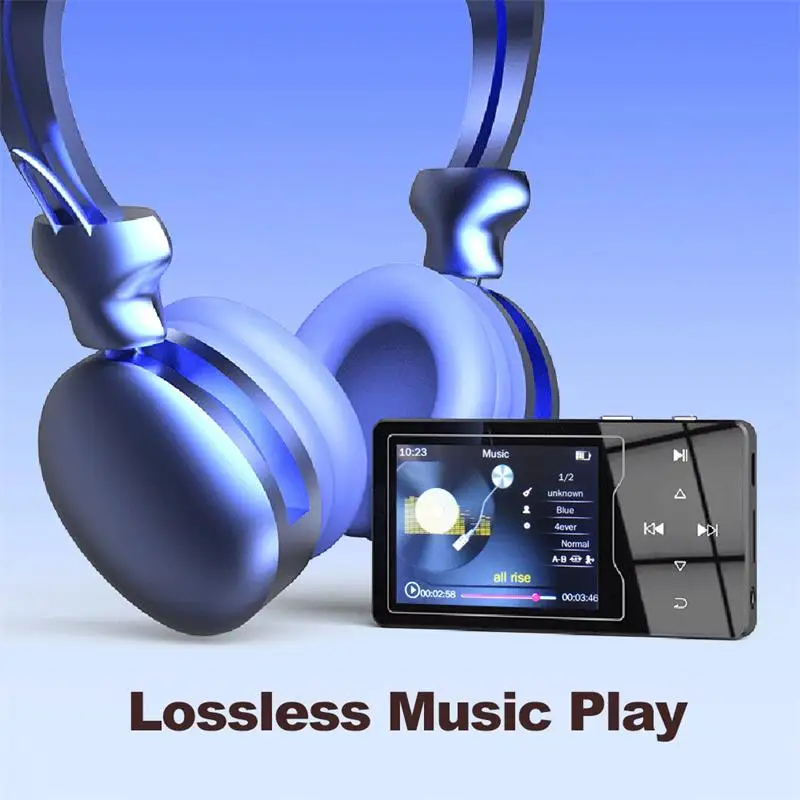 MP3 плеер Bluetooth 4,2 с динамиком 16 Гб 2,4 дюймов HD большой цветной экран HIFI без потерь Звук Музыкальный плеер, поддержка SD до 128 ГБ