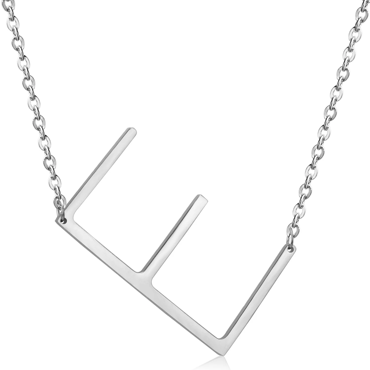 Новое поступление Начальная E письмо Цепочки и ожерелья для Для женщин/Для мужчин