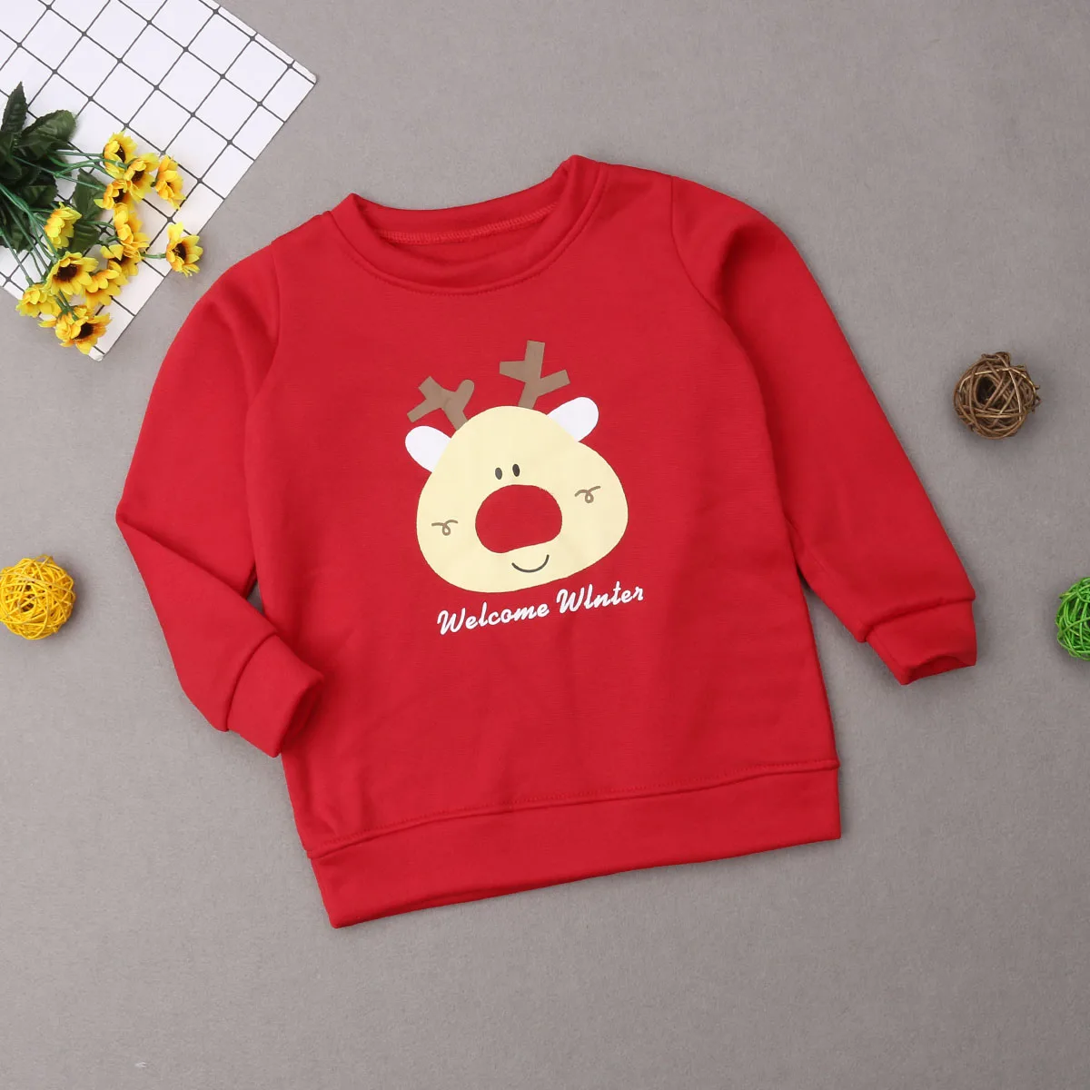 Pudcoco Famliy/одинаковый свитер рождественские топы для родителей и детей, рождественские топы для мамы и детей, блузка, свитер с лосем, джемпер, одежда, наряды