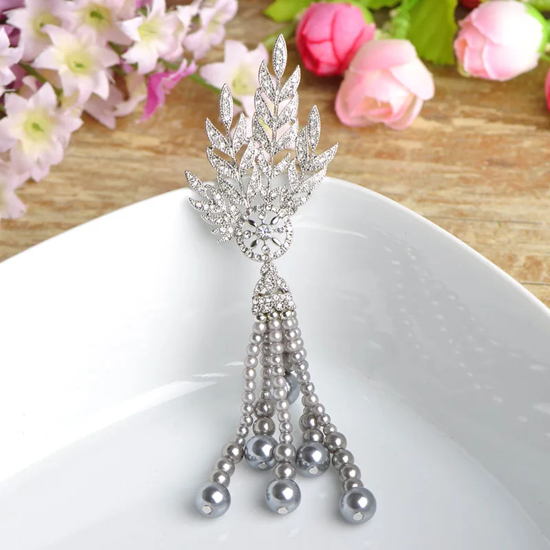 Женская Брошь с бусинами из искусственного жемчуга золотого цвета|brooches for women|beads