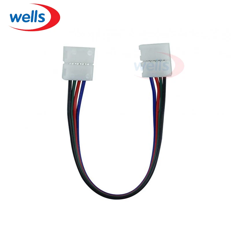 100 шт./лот 4 контактный разъем RGB двойной для ленты|rgb connector|strip connector4pin rgb connector |