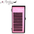 Ресницы для наращивания M  J Slik, индивидуальные ресницы из искусственной норки, профессиональные ресницы с фирменной торговой маркой, толщина 0,03