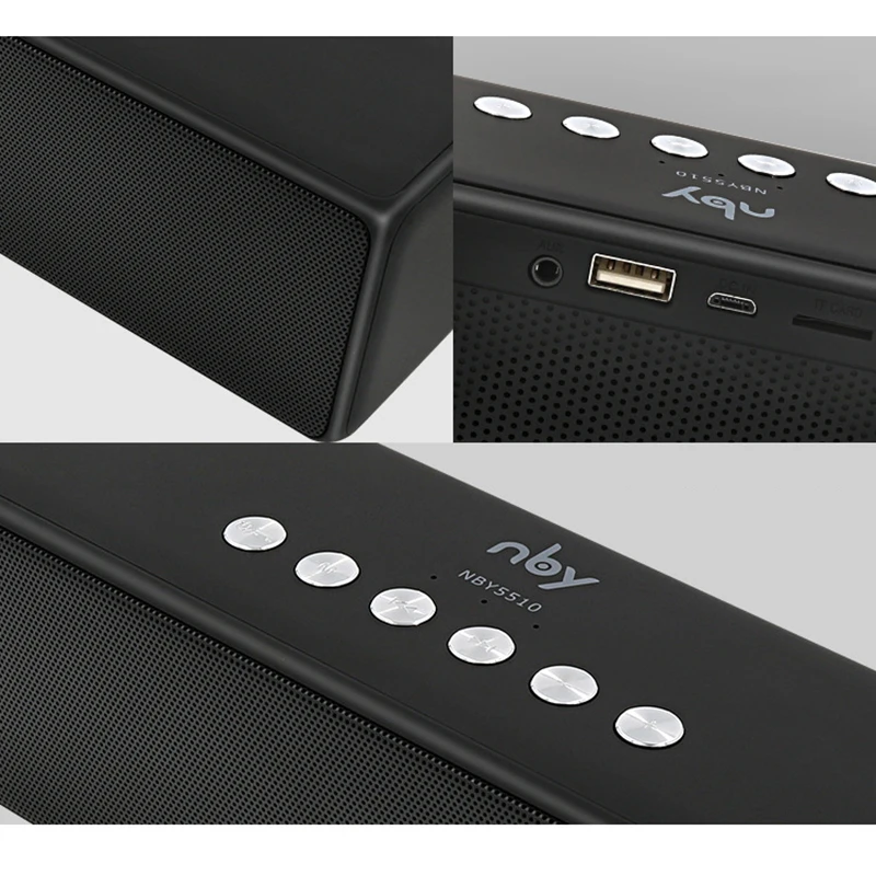NBY 5510 портативный Bluetooth динамик беспроводные наружные громкоговорители спикер s