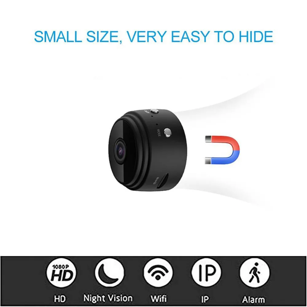 Новая A9 Full HD 1080P беспроводная Wifi камера инфракрасного ночного видения микро IP P2P