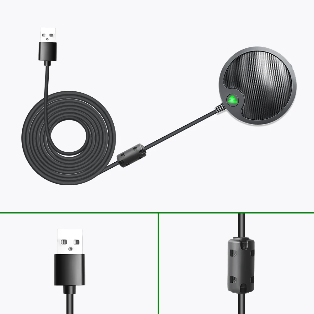 MAONO USB конденсаторный микрофон для Конференции, компьютерный микрофон Omnidirectiona, подключи и играй, микрофон для игр на YouTube