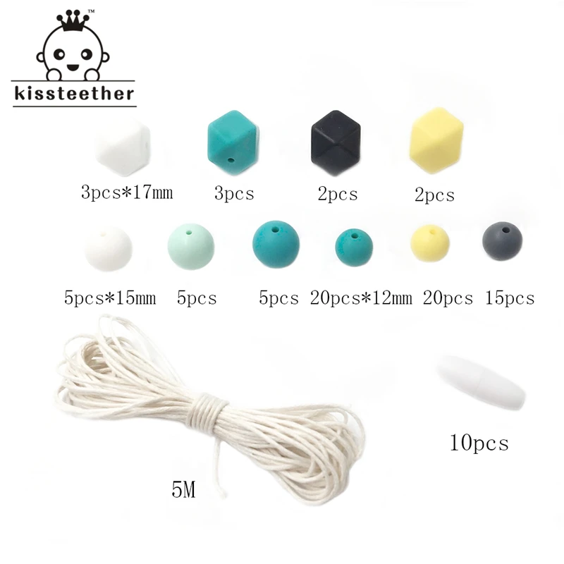 Детские игрушки прорезыватели набор силиконовых прорезывателей разных цветов