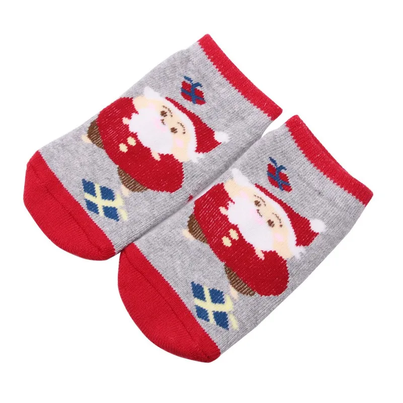 Baby Boys Girls Thickening Cotton Heart Print Cartoon Anti-slip Floor Socks Hot Newborn Winter Autumn Warm Soft Clothes | Детская одежда