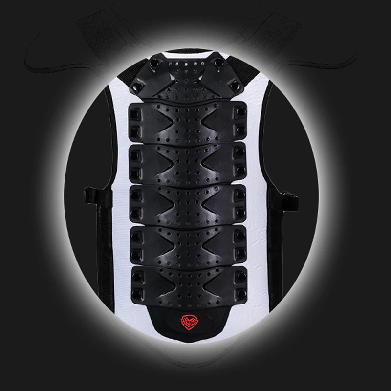 Motocross Back Shield Sleeveless Vest Spine Children Protective Gear Reflective Skating Skiing Protective Gear Protector Jackets