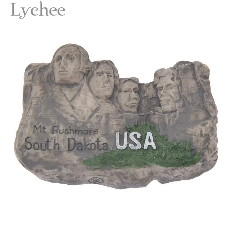 Lychee Life USA смола магнит на холодильник креативный 3D кантри Пейзаж холодильник магнитная наклейка украшение дома подарки для путешествий