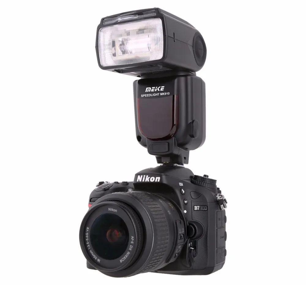 Meike MK-910 MK910 ttl 1/8000s HSS Sync Master& Slave flash speedlite+ триггер для камеры Nikon SB-910 SB-900 D7100 DSLR