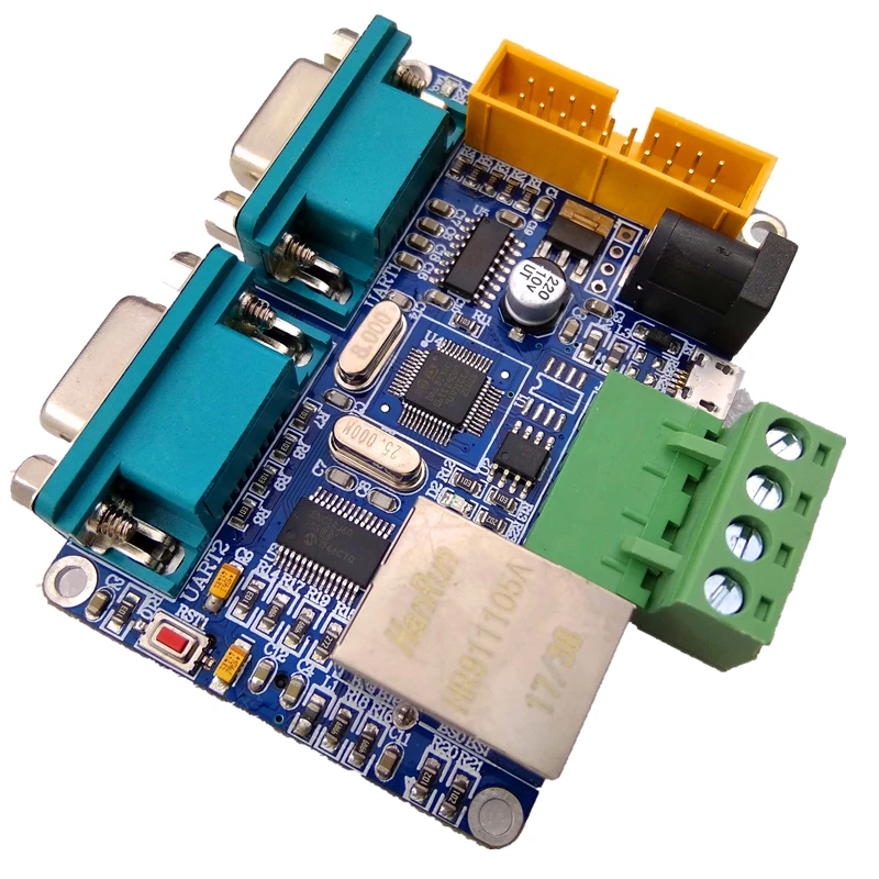 Плата разработки Ethernet STM32F103C8T ENC28J60 сеть к двойному последовательному