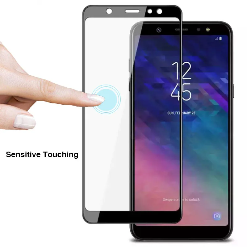 9H Защитное стекло для Samsung Galaxy A6 A8 Plus A6plus A8plus 2018 A 6 8 a62018 Закаленное Защитная пленка