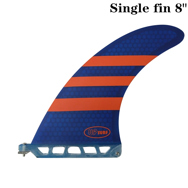 Длинный плавник для серфинга 8 дюймов Barbatana Surf из стекловолокна в серфинге один