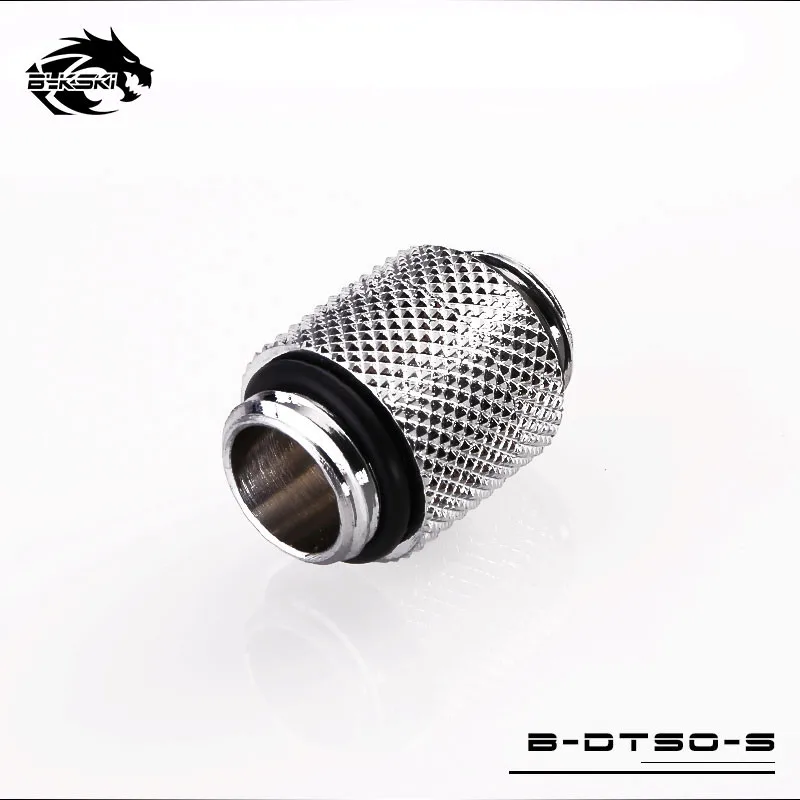 Silver Bykski B-DTSO-S соединители/расширитель роторный G1/4 360 градусов поворотный двойной мужской резьбой с алмазным узором стыковое соединение фитинг - Цвет лезвия: Silver