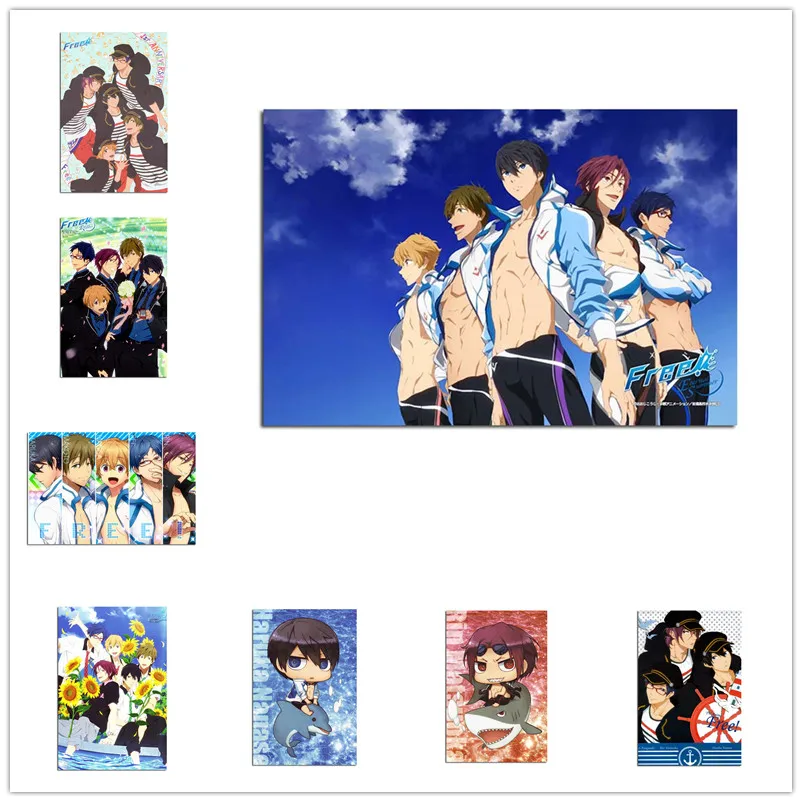 IWatobi swim Club плакат настенный стикер домашний декор для спальни украшение комнаты Аксессуары для детских комнат
