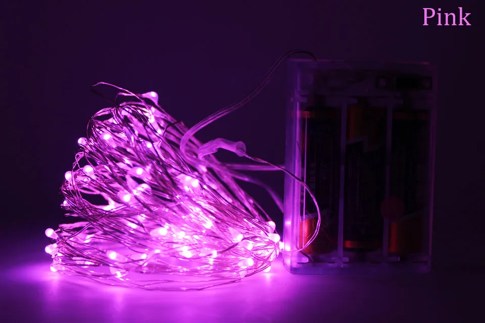 Аккумуляторный Сказочный светильник s usb светодиодный струнный светильник s наружный guirlande lumineuse светодиодный светильник гирлянды Сказочный светильник s для украшения гирлянды