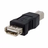 USB 2 0 A Тип мама к B папа BM адаптер для сканера принтера черный разъем|Компьютерные