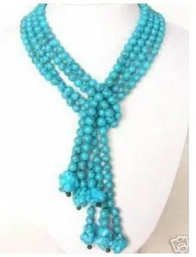 Очаровательные ювелирные изделия из тибетского племени бирюзовые бусины