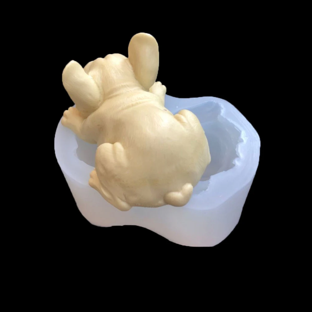 Силиконовая 3D форма для торта бульдога милые инструменты украшения собаки