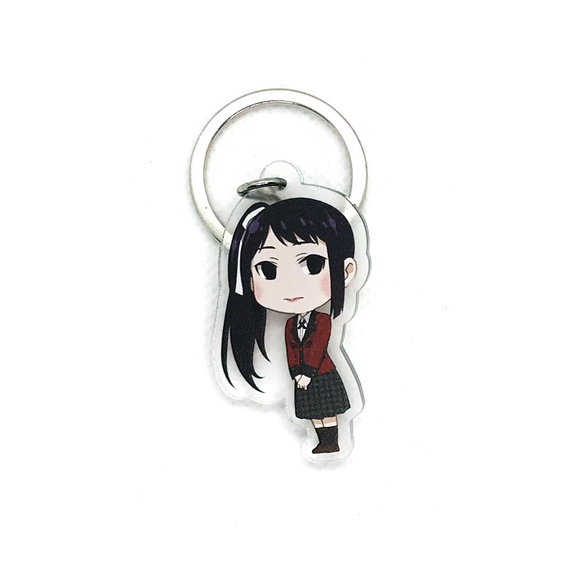 04 Аниме Kakegurui-компульсивный игрок Руна Yomozuki Jabami Yumeko фигурка Косплей акриловый брелок сумка Подвеска Брелок Милые подарки - Цвет: 04