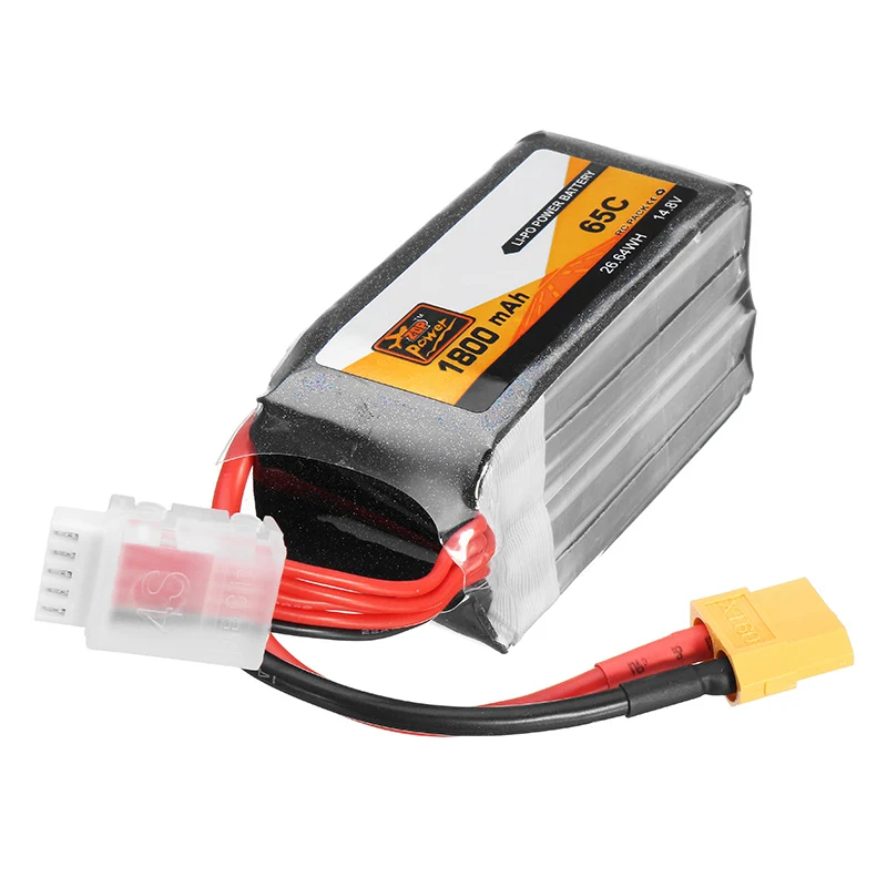 Горячая продажа RC модели DIY ZOP мощность 14 8 в 1800 мАч 65C 4S Lipo батарея Rechargeabe XT60 Разъем