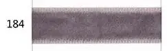 grey 9 15 25 38 мм ширина односторонняя бархатная лента неэластичные велюровые ленты, VT15 - Цвет: grey