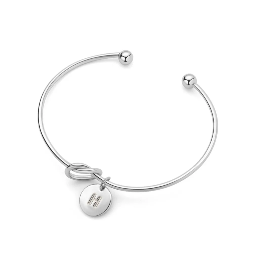 Женский браслет с 26 буквами браслет-цепочка из сплава золотым/серебряным