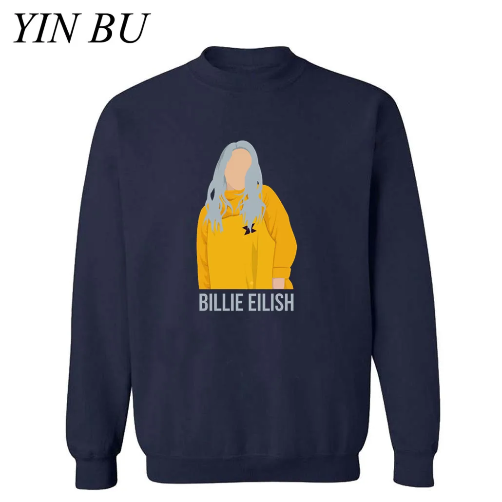 Новинка 2019 года. Стильные мужские толстовки с капюшоном Billie Eilish. Осенне-зимние в