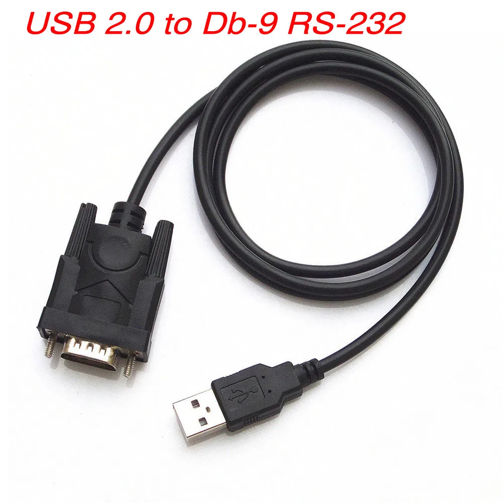 USB 2 0 в RS232 9Pin Db9 конвертер мужской последовательный кабель для Win 10/8/7| |