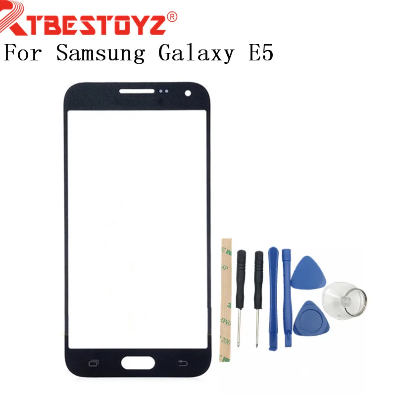 Запасная панель сенсорного экрана RTBESTOYZ для Samsung Galaxy E5 E500 E500F ЖК-дисплей передняя