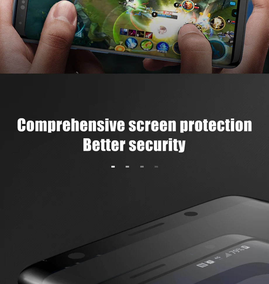 YOYIC 6D полное покрытие из закаленного стекла пленка для samsung Galaxy S9 S8 Plus Note 8 9 Защитное стекло для экрана для samsung S6 S7 Edge