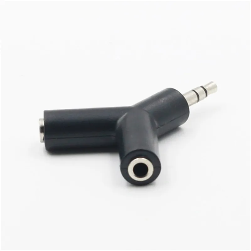 Y Type Audio Splitter Earphone Couple Line 3.5mm Cable One Divided Into Two Headset Couples Adapter For on - Аудио разветвитель для наушников Y-типа с 3.5-мм кабелем, деление на две пары наушников, адаптер для одного.