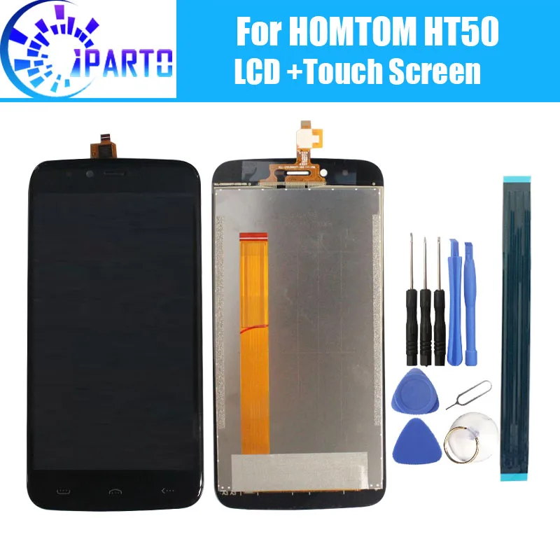 Купи HOMTOM HT50 ЖК-дисплей + сенсорный экран 100% Оригинальный ЖК-дигитайзер стеклянная панель Замена для HOMTOM HT50 + инструмент + клей. за 1,679 рублей в магазине AliExpress