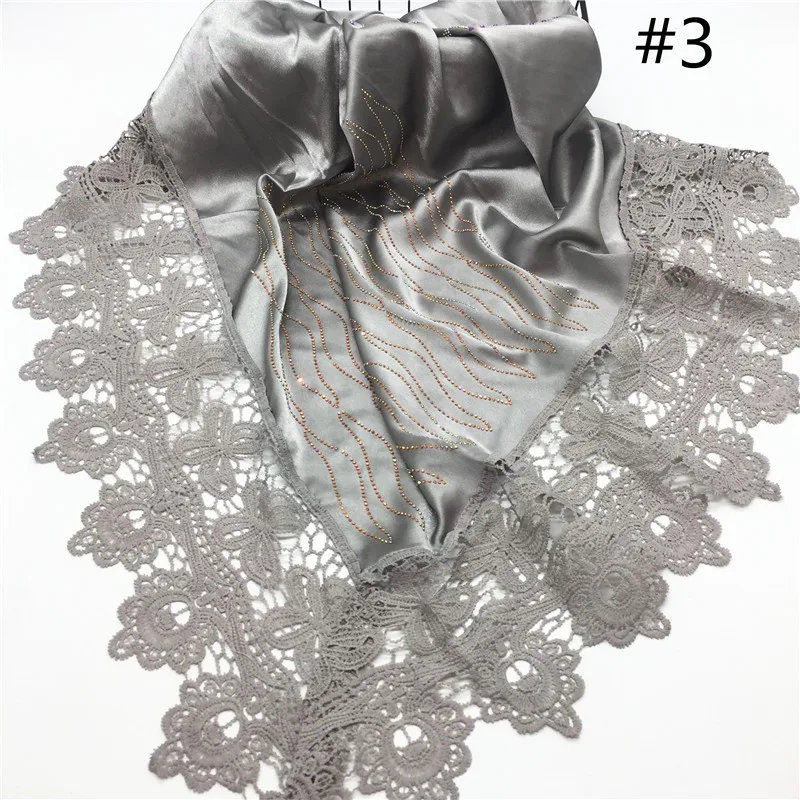 Высокое Качество Хиджаб золотые блестки шарф большой вышивка шарфы с цветочным