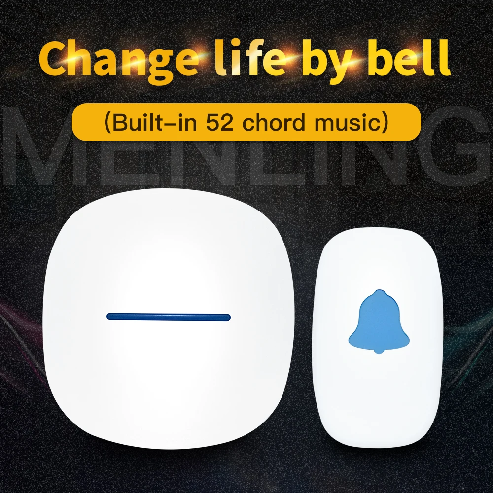 GEEAIR дверной звонок Новый беспроводной домофон Водонепроницаемый 200 M