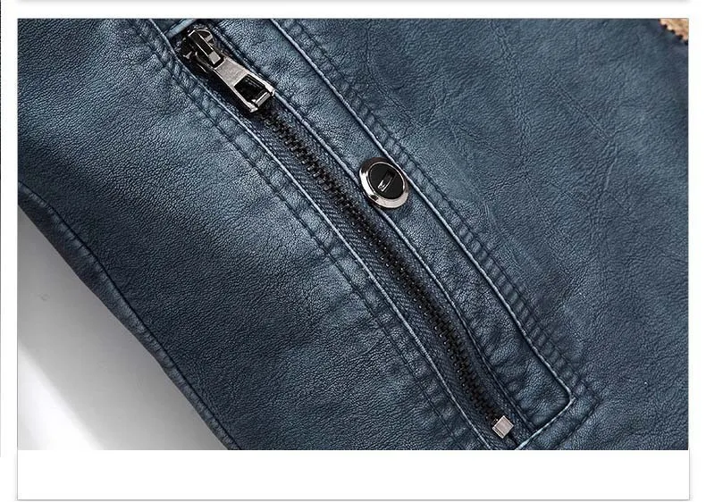 Tideway Для мужчин Кожаные Куртки из искусственной кожи Jaqueta Masculinas Inverno Couro пальто Для мужчин Jaquetas De Couro зимние кожаные куртки