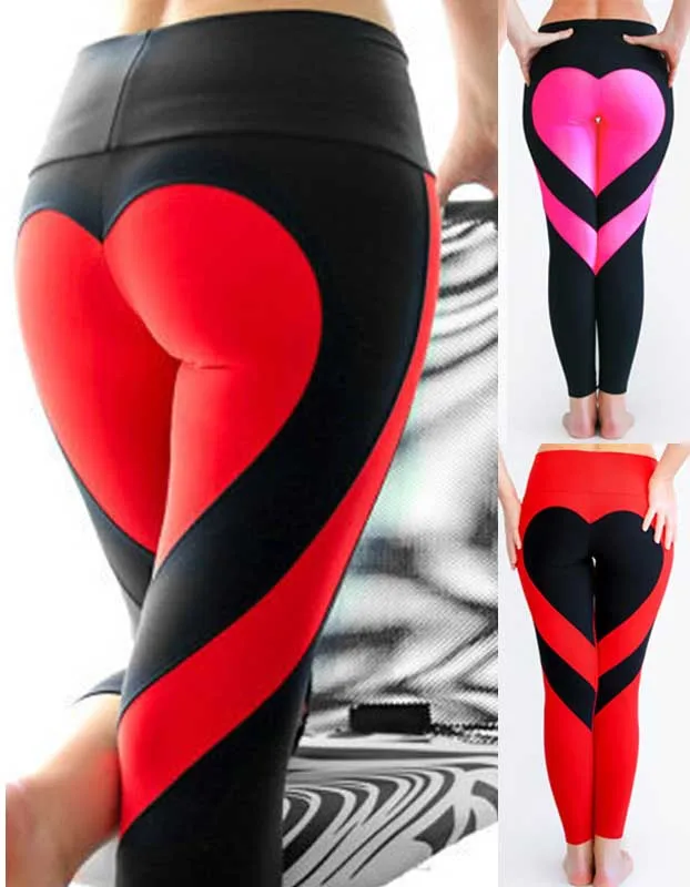 SOFIE Женственная Дамская обувь в форме сердца брюки Фитнес бедра Push Up Леггинсы