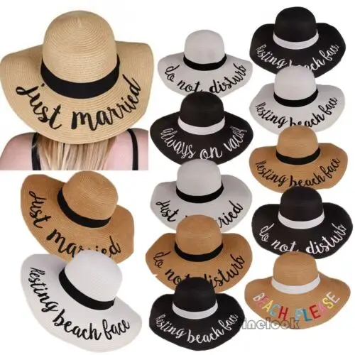 2019 Women Summer Beach Travel Bowknot Wide Brim Sun Hat Reversible Foldable Cap | Аксессуары для одежды
