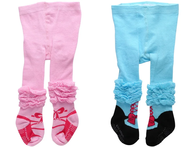 YWHUANSEN Fashion Infant Boy's Tights Anti Skid Princess Shoes Sticky Newborn Baby Tights Kids Cotton Pantyhose Collants Bimba