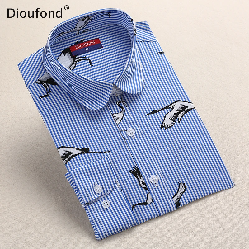 Блузка Dioufond женская черная с цветочным принтом отложным воротником на кнопках