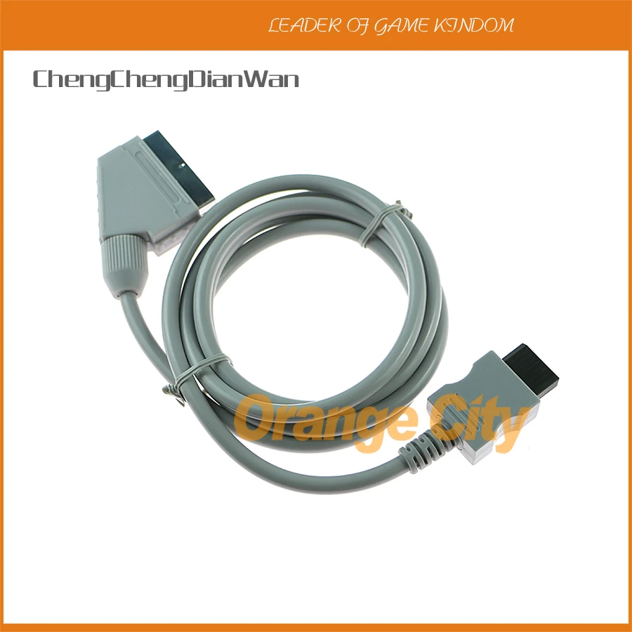 ChengChengDianWan 1 5 м 6 футов ПВХ RGB Scart видео 720p/1080i HD HDTV система AV кабель для Wii Video Game PAL