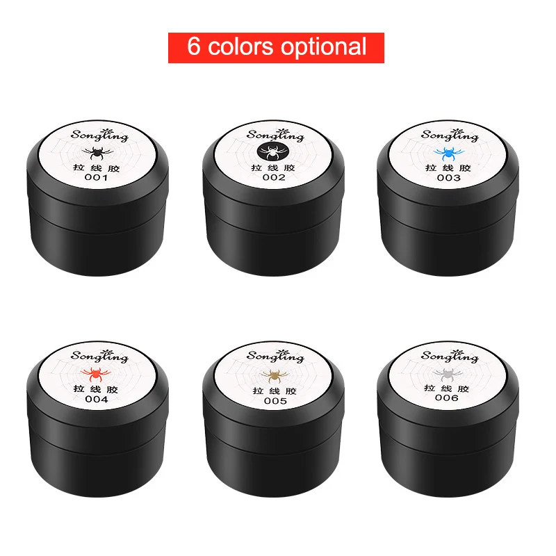 6 Styles Nail Polish Glue Gel Art Creative Painting Non-toxic Long Lasting Manicure Fashion Tool Stretch Drawing | Красота и здоровье
