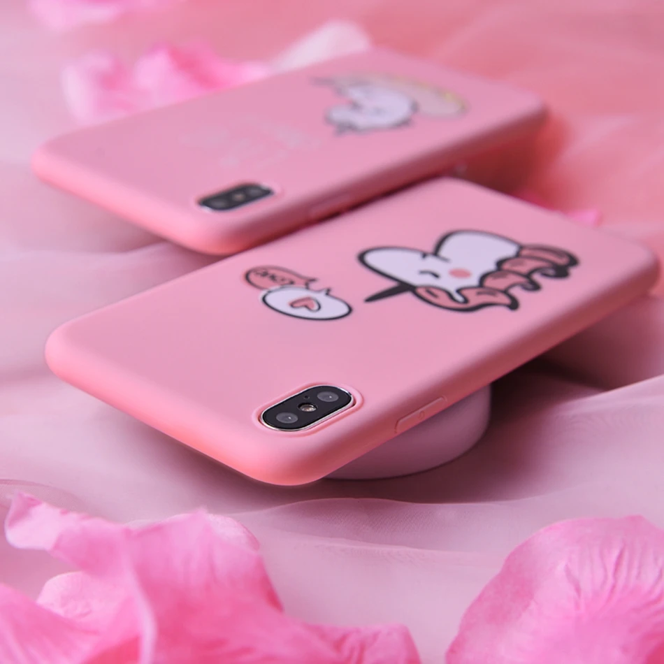 TOMKAS Единорог чехол для телефона с рисунком в виде животного для iPhone 7 8 чехол s для iPhone X XS MAX задняя крышка силиконовый чехол для iPhone 6 S 6 S 7