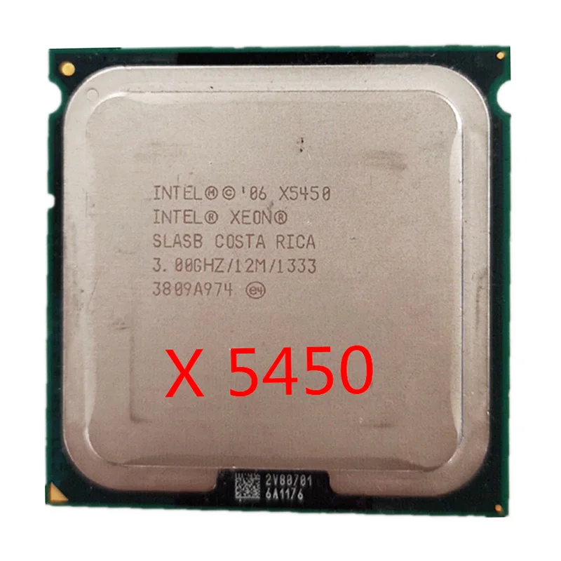 Процессор Intel Xeon X5450 работает на материнской плате LGA 771 3 0 ГГц 12 МБ 1333 МГц