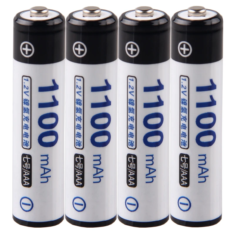 AAA аккумуляторная батарея akkumulator 1 2 V NIMH 1100mah батареи реальной
