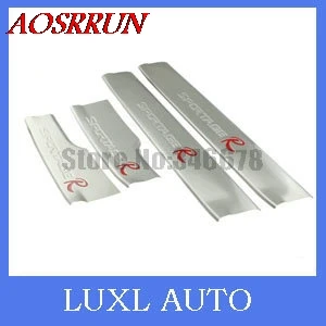 

receiving stainless steel pedal built-in article threshold for KIA SPORTAGE R 2010 2011 2012 2014 car accessories car-styling